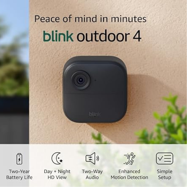 Blink camera Outdoor 4 wireless security with night vision
