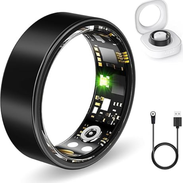 Apple Smart Ring for Women tracking health metrics on a finger