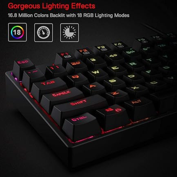 RGB 50 dollar mechanical keyboard perfect for budget users in 2025