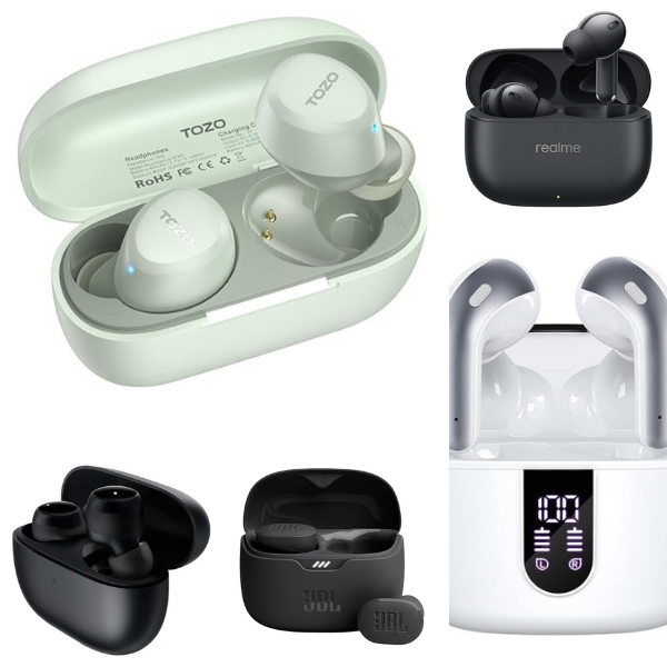 Top-rated affordable cheap wireless earphones with long battery life in 2025