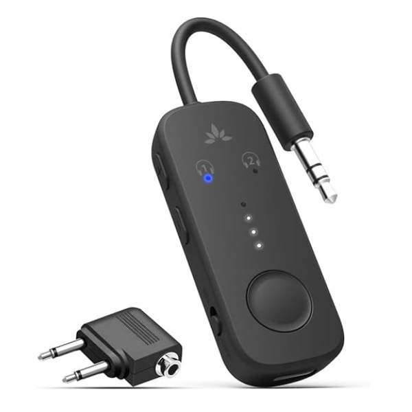 Bluetooth audio transmitter for wireless headphones
