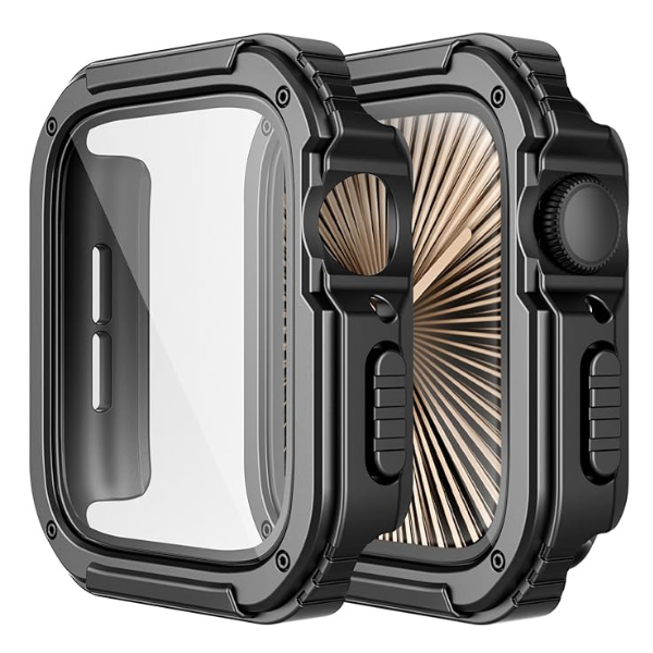 Top 5 smartwatch case cover options in 2025, featuring Misxi hard and waterproof Apple Watch cases, QCKANLJ 6-pack, Suoman TPU bumper, and Adepoy rugged case for Fitbit and Apple Watch